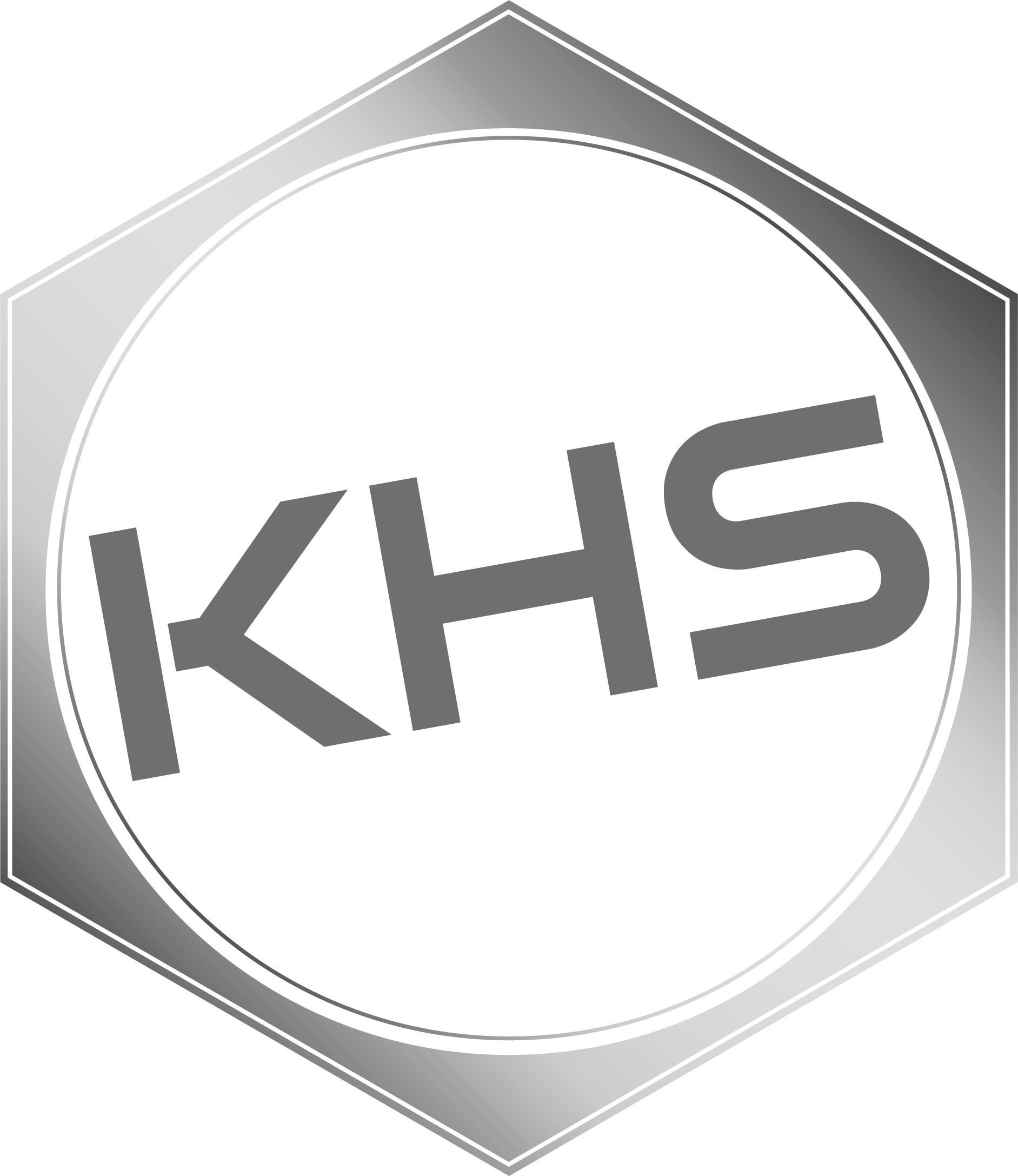 KHS Sechskant Hydraulikschlauch Service Symbol ohne Hintergrund